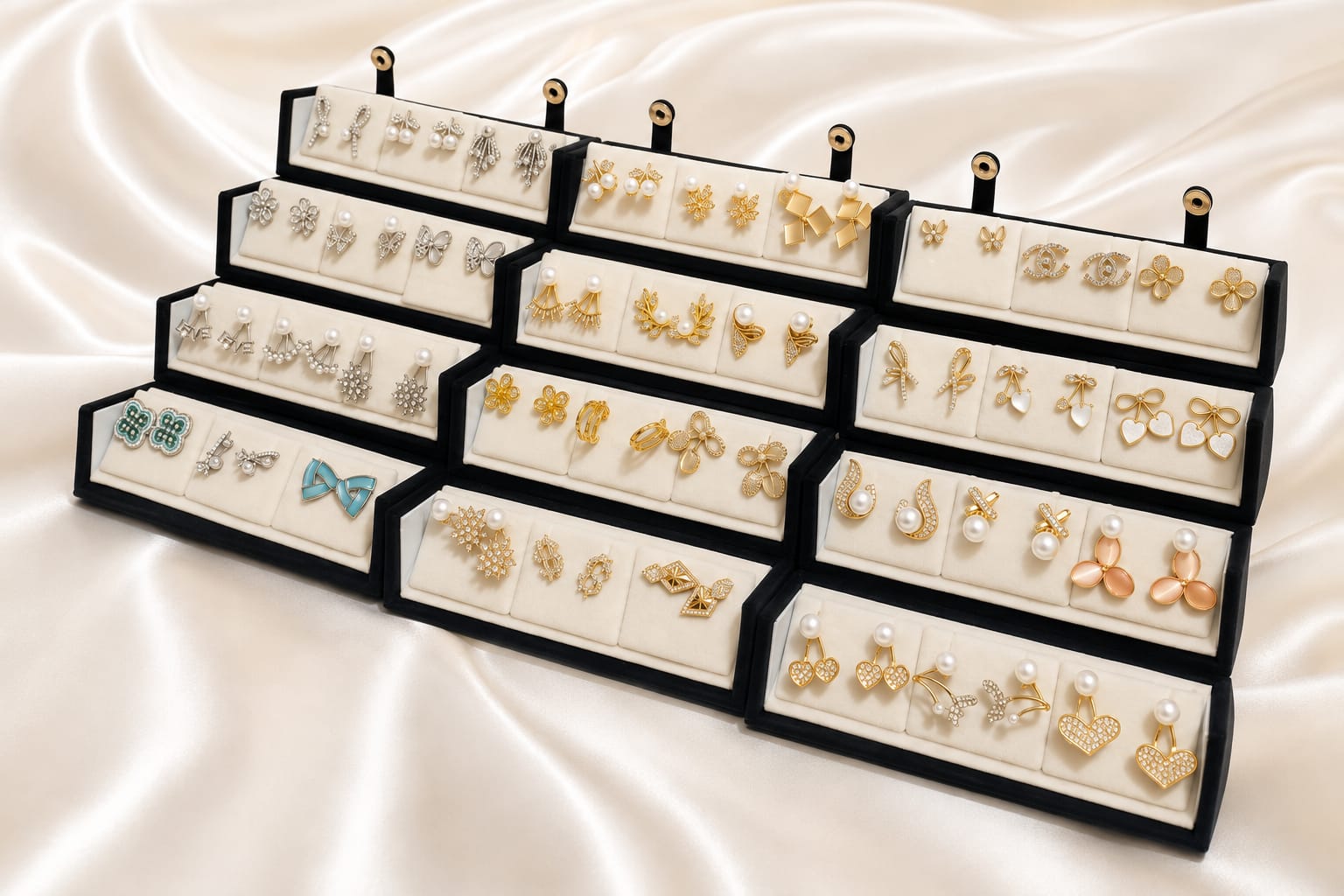 12 Tops Combo – Elegant Earrings Collection