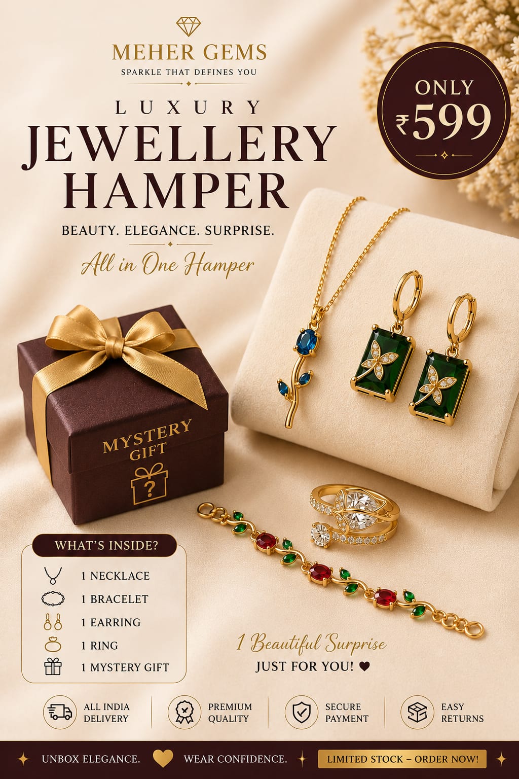 Meher Gems Luxury Jewellery Hamper
