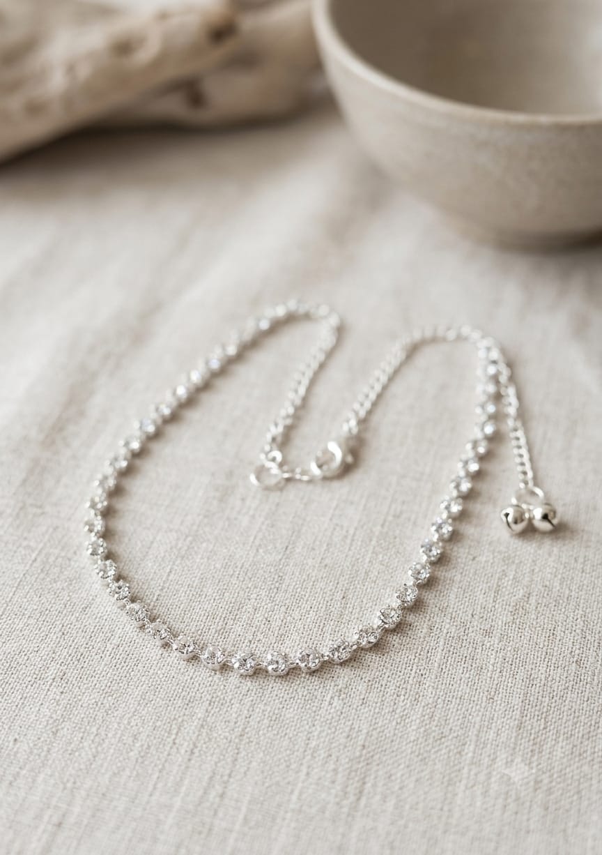 Sparkling Crystal Chain Bracelet