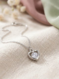 Crystal Heart Pendant Necklace
