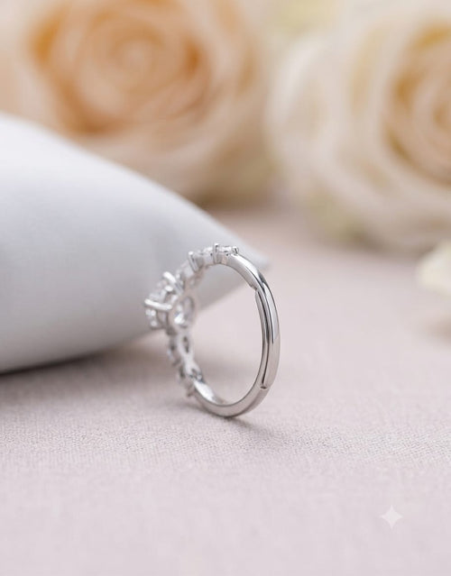 Classic Solitaire Crystal Ring