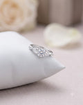 Classic Solitaire Crystal Ring