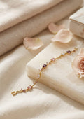 Elegant Pastel Crystal Tulip Bracelet