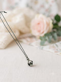 Elegant Crystal Teardrop Pendant Necklace